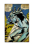 Marvel Comics Retro: Silver Surfer Comic Panel (aged) Poster
