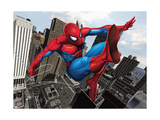 Spider-Man Swinging In the City Affiches