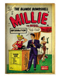 Marvel Comics Retro: Millie the Model Comic Book Cover #53, Fashion Show Information Booth (aged) Plakat