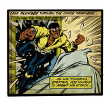 Marvel Comics Retro: Luke Cage, Hero for Hire Comic Panel (aged) Posters