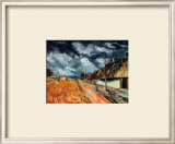 Red Field Poster by Maurice de Vlaminck