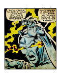 Marvel Comics Retro: Silver Surfer Comic Panel, Unleashing Power (aged) Kunstdrucke