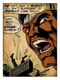 Marvel Comics Retro: Luke Cage, Hero for Hire Comic Panel (aged) Posters