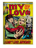 Marvel Comics Retro: My Love Comic Book Cover #19, Pushing Away, I Can't Love Anyone! (aged) Plakater Marvel Comics Retro: My Love Comic Book Cover #19, Pushing Away, I Can't Love Anyone! (aged) Plakater