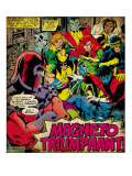 Marvel Comics Retro: X-Men Comic Panel (aged) Prints