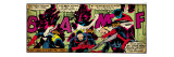 Marvel Comics Retro: X-Men Comic Panel, Nightcrawler (aged) Prints