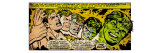 Marvel Comics Retro: The Incredible Hulk Comic Panel, Bruce Banner Transforming (aged) Póster Marvel Comics Retro: The Incredible Hulk Comic Panel, Bruce Banner Transforming (aged) Póster