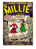 Marvel Comics Retro: Millie the Model Comic Book Cover #100, How Millie First Met Chili! (aged) Zdjęcie Marvel Comics Retro: Millie the Model Comic Book Cover #100, How Millie First Met Chili! (aged) Zdjęcie