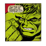 Marvel Comics Retro: The Incredible Hulk Comic Panel (aged) Impressão giclée Marvel Comics Retro: The Incredible Hulk Comic Panel (aged) Impressão giclée