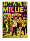 Marvel Comics Retro: Life with Millie Comic Book Cover #13, Bathing Suit, Beach Club Dance (aged) Plakaty Marvel Comics Retro: Life with Millie Comic Book Cover #13, Bathing Suit, Beach Club Dance (aged) Plakaty