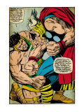 Marvel Comics Retro: Mighty Thor Comic Panel, Hercules (aged) Posters