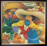 Chuckwagon Coffee Print by Linda Carter Holman