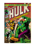 Marvel Comics Retro: The Incredible Hulk Comic Book Cover #181, with Wolverine (aged) Posters Marvel Comics Retro: The Incredible Hulk Comic Book Cover #181, with Wolverine (aged) Posters