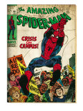 Marvel Comics Retro: The Amazing Spider-Man Comic Book Cover #68, Crisis on Campus (aged) Print