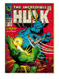 Marvel Comics Retro: The Incredible Hulk Comic Book Cover 110, with Umbu the Unliving (aged) Poster