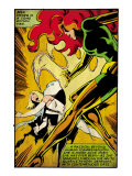 Marvel Comics Retro: X-Men Comic Panel, Phoenix, Emma Frost, Fighting (aged) Posters Marvel Comics Retro: X-Men Comic Panel, Phoenix, Emma Frost, Fighting (aged) Posters