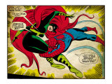 Marvel Comics Retro: The Amazing Spider-Man Comic Panel, Medusa (aged) Prints