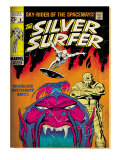 Marvel Comics Retro: Silver Surfer Comic Book Cover #6, Worlds Without End! (aged) Plakaty Marvel Comics Retro: Silver Surfer Comic Book Cover #6, Worlds Without End! (aged) Plakaty