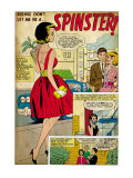 Marvel Comics Retro: Love Comic Panel, Spinster (aged) Poster