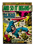 Marvel Comics Retro: Captain America Comic Panel, And So It Begins..! (aged) Julisteet