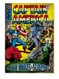 Marvel Comics Retro: Captain America Comic Book Cover 101, Red Skull (aged) Art