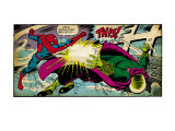 Marvel Comics Retro: The Amazing Spider-Man Comic Panel (aged) Photo
