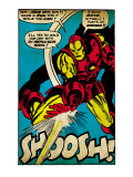 Marvel Comics Retro: The Invincible Iron Man Comic Panel, Fighting and Shooting, Shoosh! (aged) Billeder Marvel Comics Retro: The Invincible Iron Man Comic Panel, Fighting and Shooting, Shoosh! (aged) Billeder