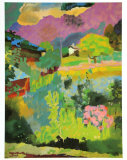 Garden at Stampa, c.1946 Affiches par Augusto Giacometti