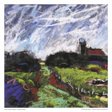 Pastel Farm Poster by Jacques Clement