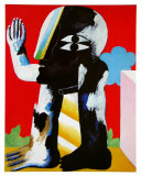 Figure Black and White, c.1967 Pósters por Horst Antes