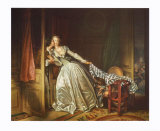 The Secret Kiss Collectable Print by Jean-Honoré Fragonard