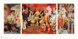 Metropolis (Triptych) Kerättävät vedokset tekijänä Otto Dix Metropolis (Triptych) Kerättävät vedokset tekijänä Otto Dix