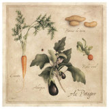 Au Potager Prints by Vincent Perriol