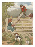 Illustration From Jack And Jill Of Children Of Seesaw Art by Frank Adams