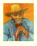 The Peasant Impressão de peças de coleções por Vincent van Gogh The Peasant Impressão de peças de coleções por Vincent van Gogh