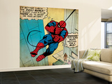 Marvel Comics Retro: The Amazing Spider-Man Comic Panel (aged) Fototapete – groß