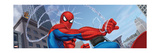 Spider-Man and Kraven the Hunter Fighting in the City Kunstdrucke