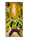 Marvel Comics Retro: The Incredible Hulk Comic Panel (aged) Posters