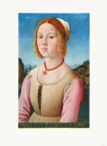 Portrait of a Young Girl, Noli Me Tangere Collectable Print by Lorenzo Credi