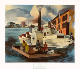 The Steamer Collectable Print by Peter Blume