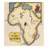 The Tour Of Africa Affiches par Beryl Tumiati