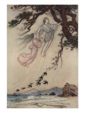 The Wind In The Pine Tree Poster by Warwick Goble