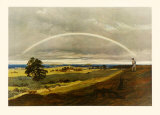 Landscape with Rainbow Prints by Caspar David Friedrich