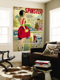 Marvel Comics Retro: Love Comic Panel, Spinster (aged) Wandgemälde