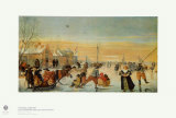 Sledding and Ice Skating Reproductions pour les collectionneurs par Hendrick Avercamp