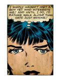 Marvel Comics Retro: Love Comic Panel, Proud Single Woman (aged) Zdjęcie Marvel Comics Retro: Love Comic Panel, Proud Single Woman (aged) Zdjęcie