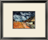 Red Field Art by Maurice de Vlaminck