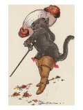 Illustration From Puss And Boots Of Puss Prints
