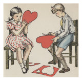 Making Valentines Together Photo by Kate Seredy