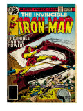 Marvel Comics Retro: The Invincible Iron Man Comic Book Cover 121; Fighting Namor (aged) Print